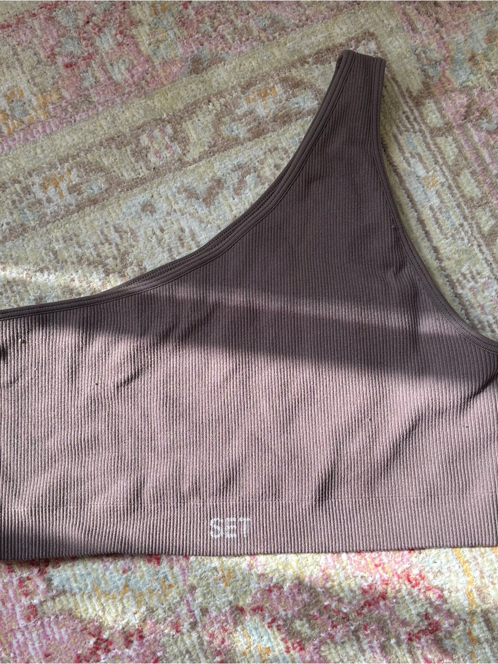 SET Active \\ one shoulder bra in “pepper”